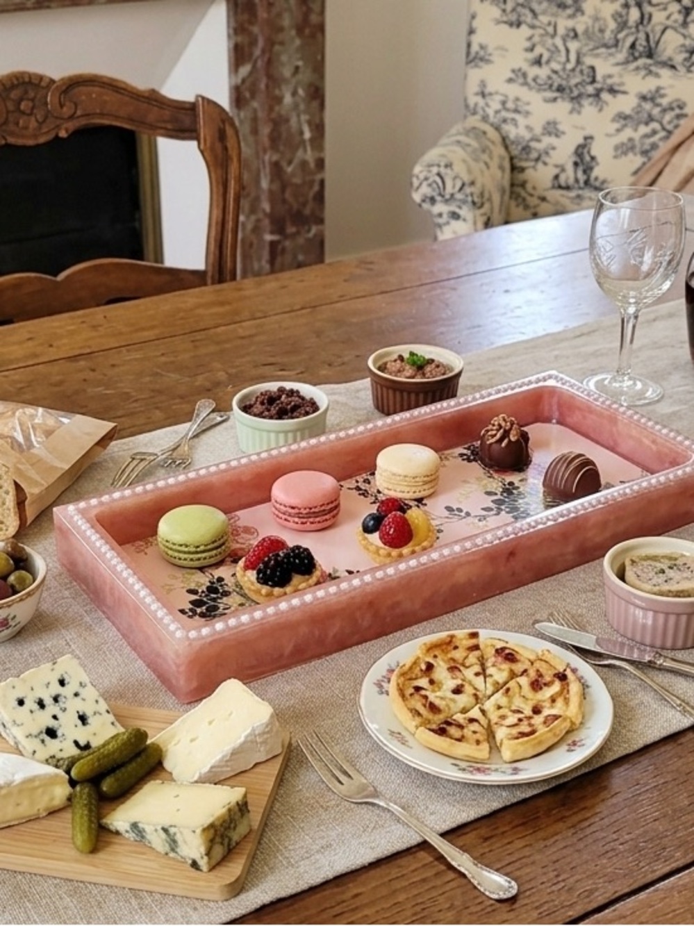 NORE’S NOVELTIES Handcrafted Decorative AquariTray Or Appetizer Serving Tray
